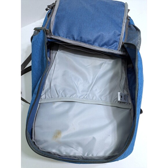 Hiking Backpack 40L Mountaintop Outdoor Adventure Traveling Blue w Rain Cover - Picture 11 of 13